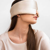 Dusty Gold Silk Sleep Mask